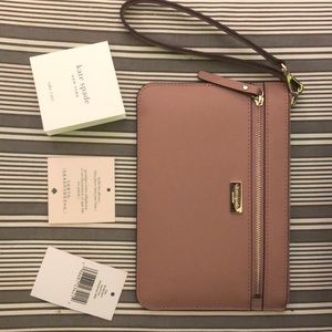 Kate Spade Laurel Way Tinie Wristlet - Dusty Peony